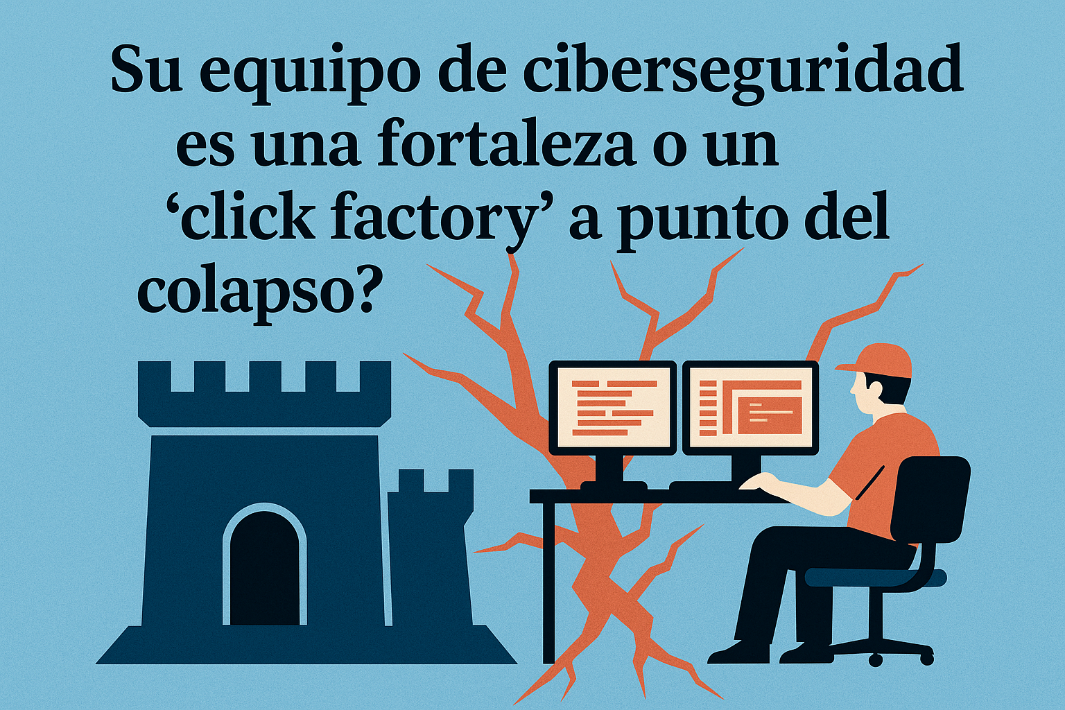 Tu equipo de ciberseguridad ¿Es como fortaleza o ‘click factory’ reactiva? Seguridad informática, SOC moderno y detección ágil. Care Telecom