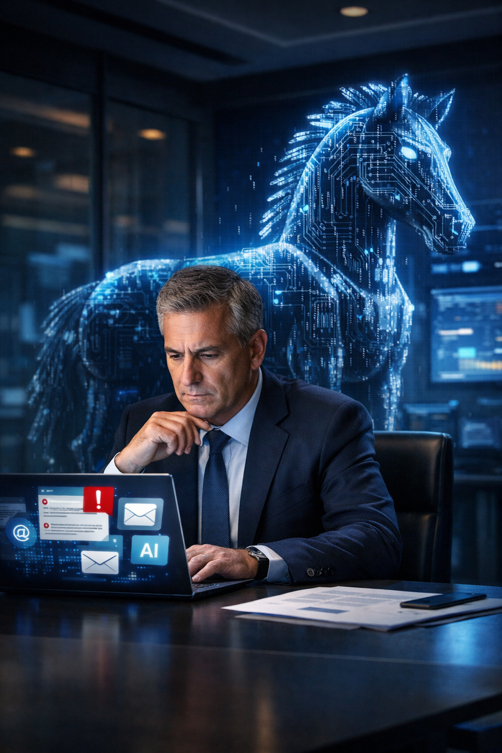 La inteligencia artificial está transformando las empresas, pero también puede convertirse en la puerta de entrada para ataques de ingeniería social, fraude BEC y filtraciones de información. Care Telecom.