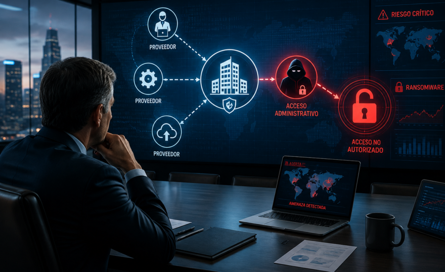 Un proveedor externo con acceso administrativo se convierte en la puerta de entrada de un ataque de ransomware contra una empresa corporativa. Care Telecom.